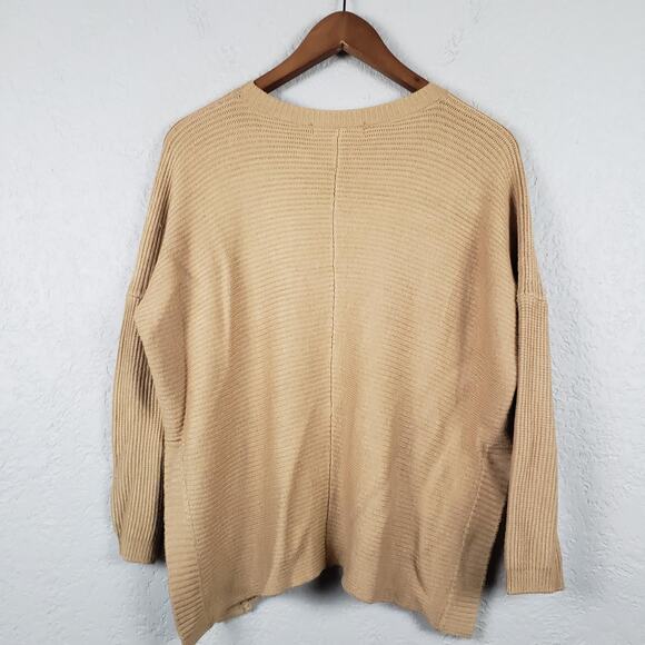 Central Park West Ribbed Oversized Sweater Revolve Wheat - XS - Picture 3 of 6